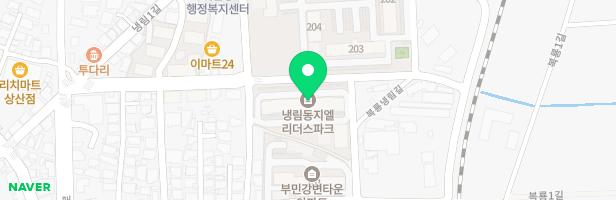 냉림지엘리더스파크 놀이터 지도 이미지