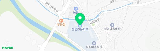 청명초등학교 병설유치원 놀이터 지도 이미지