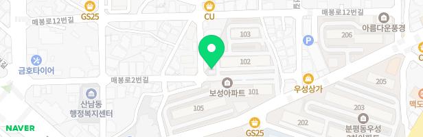 분평보성아파트 지도 이미지