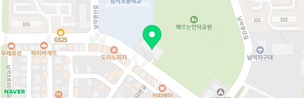 남악유치원 놀이시설 지도 이미지