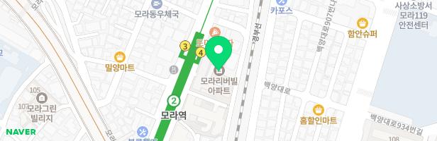모라리버빌아파트 놀이터 지도 이미지