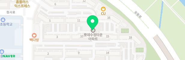수정타운아파트 1동 앞 놀이터 지도 이미지