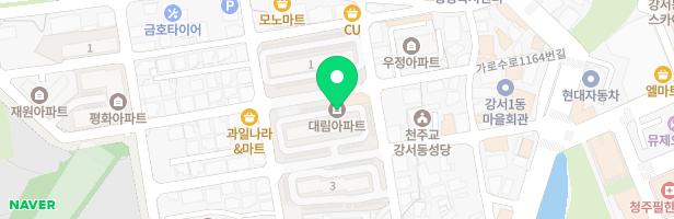 강서대림(2동 뒤) 지도 이미지