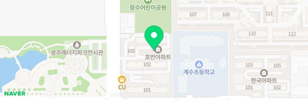 상무호반1차아파트 내 놀이터 지도 이미지