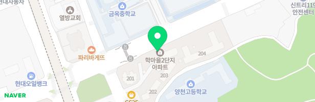 신정학마을2단지 203동 앞 놀이터 지도 이미지