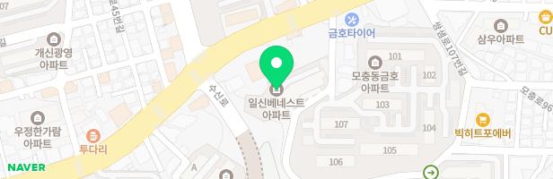 모충일신베네스트 101동옆 지도 이미지