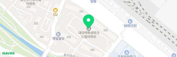 대곡화성파크드림 내 놀이터 3(104동) 지도 이미지