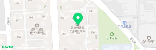복대금호어울림 207동 앞 놀이터 지도 이미지