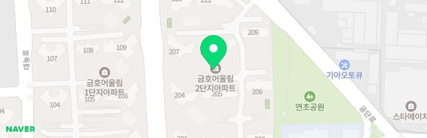 복대금호어울림 201동 앞 놀이터 지도 이미지