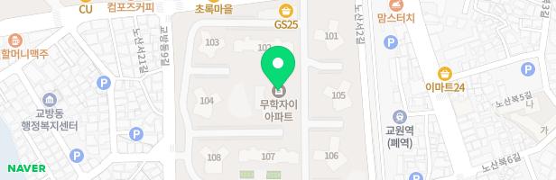 무학자이아파트 104동 놀이터1 지도 이미지