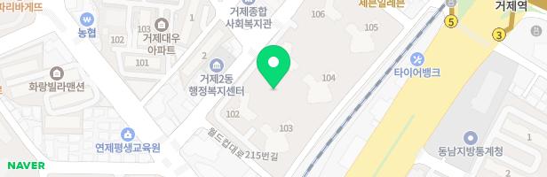 아시아드푸르지오아파트 104동 앞 놀이터 지도 이미지