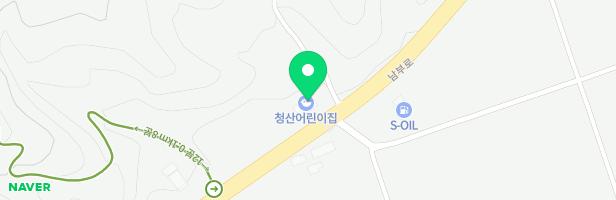 청산어린이집 놀이터 지도 이미지