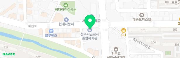 청주YMCA 어린이집 지도 이미지