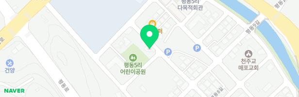 평동 제 1 어린이공원 놀이터 지도 이미지