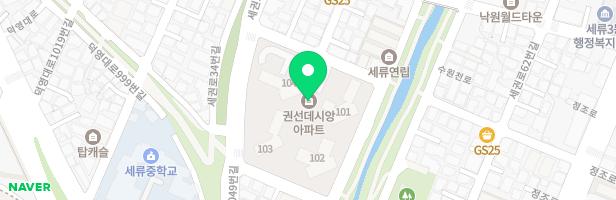 태영데시앙아파트 유아놀이터(101동~102동후면) 지도 이미지