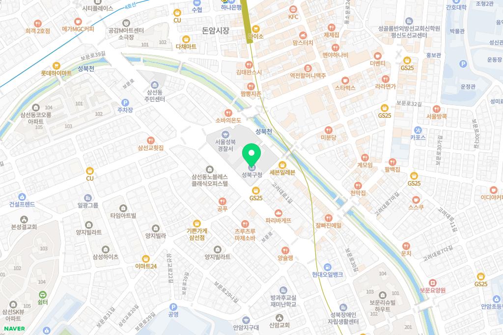 서울안암초등학교 놀이시설 지도 이미지