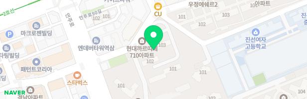 현대까르띠에아파트 놀이터 지도 이미지