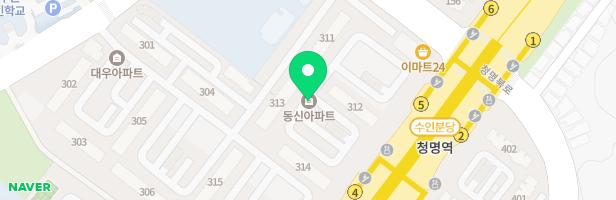대우아파트 놀이터 지도 이미지