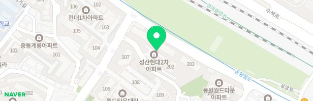 성산2차현대아파트 (203동 앞) 지도 이미지