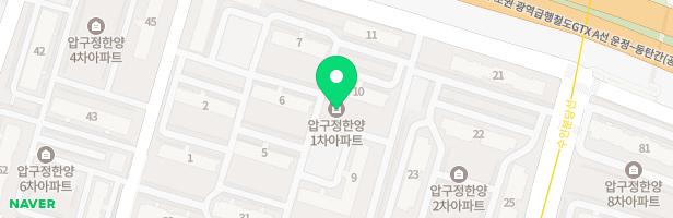 압구정 한양1단지아파트 26동 앞  어린이놀이터 지도 이미지