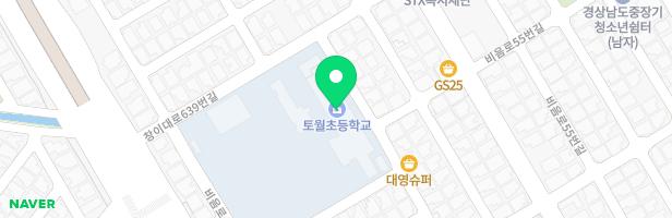 토월유치원 어린이놀이시설 지도 이미지