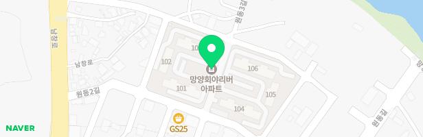 회야리버아파트 101동 놀이터 지도 이미지