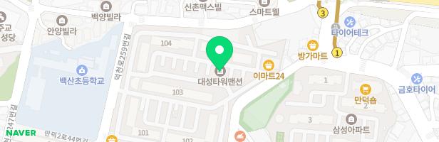 만덕대성타워맨션(하단) 놀이터 지도 이미지