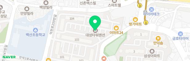 만덕대성타워맨션(상단) 놀이터 지도 이미지