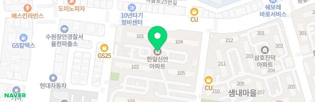신안한일 아파트 102동 놀이터 지도 이미지