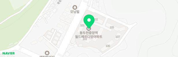 월드메르디앙아파트 104동 놀이터 지도 이미지
