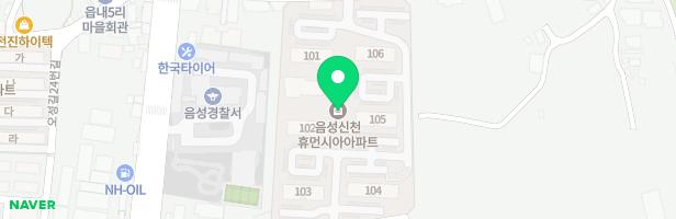 주공아파트 101동 앞 유아 놀이터 지도 이미지