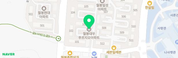 월봉대우 1호 놀이터 지도 이미지
