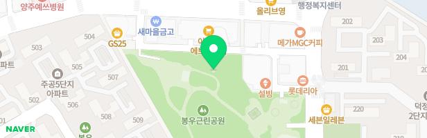 봉우근린공원 놀이터 지도 이미지