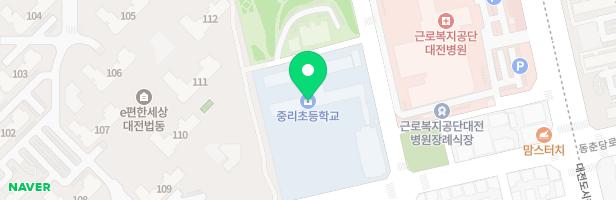 대전중리초등학교 놀이터 지도 이미지