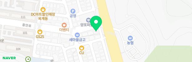 양포초등학교 어린이놀이시설 지도 이미지