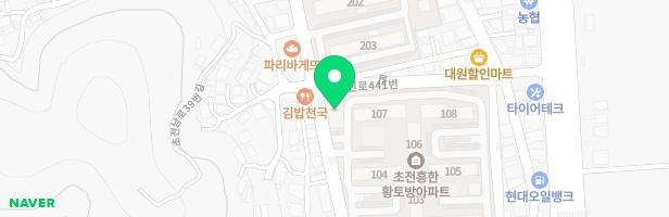 초전흥한아파트어린이 놀이터 1 지도 이미지