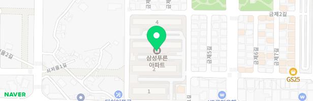 금릉 삼성 1차 아파트 제1놀이시설 (1동 앞) 지도 이미지