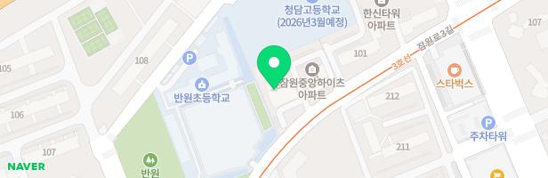 잠원2차중앙하이츠 비동 놀이터 지도 이미지