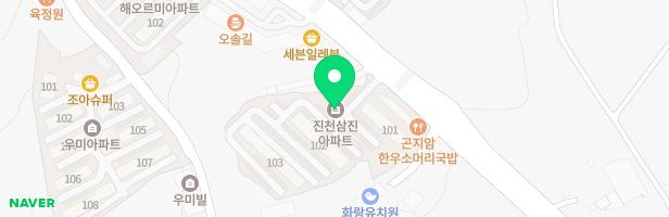 삼진동산아파트 어린이1놀이터 지도 이미지