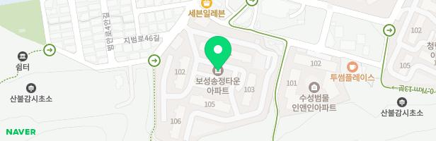 범물보성송정타운 2놀이터 지도 이미지