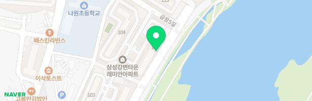 삼성강변아파트102동 앞  어린이 놀이터 지도 이미지