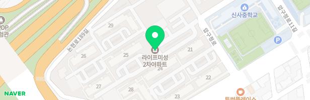 미성2차아파트 27동 앞 놀이터 지도 이미지