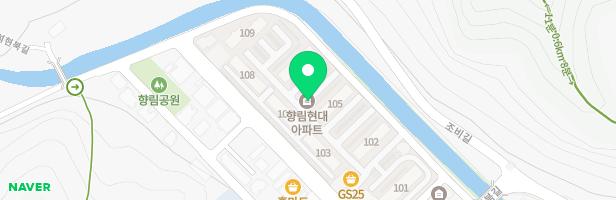 향림현대1차아파트 놀이터 지도 이미지