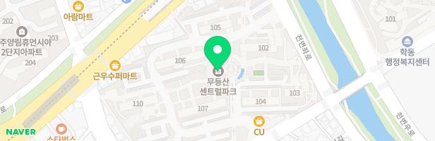 무등산센트럴파크 107동 앞 놀이터 지도 이미지