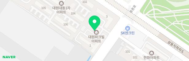 대원파크빌아파트 제1놀이터 지도 이미지