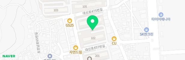 초전현대아파트101동 놀이터 지도 이미지