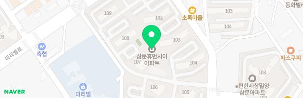 밀양삼문휴먼시아아파트 어린이놀이터2 지도 이미지