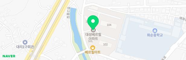 대성베르힐아파트 지도 이미지