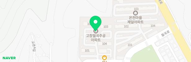 고창월곡주공 놀이터 지도 이미지