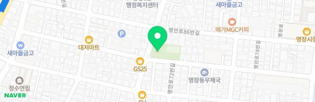 명장한마음공원 놀이터 지도 이미지